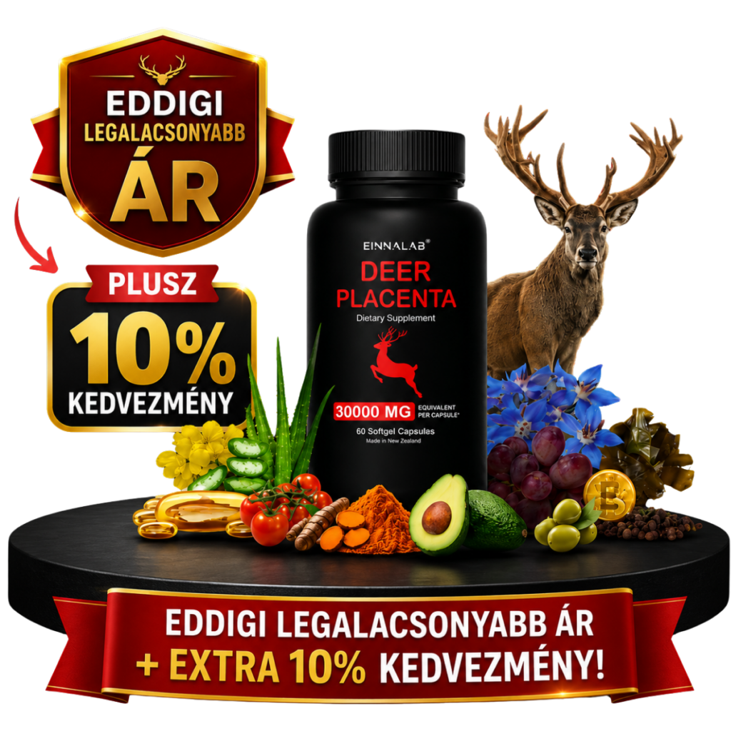 Deer placenta új-zélandi őssejt kapszulák, most a legelérhetőbb áron